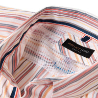 Ariat Men's S/S Pro Series Neil Classic Fit Shirt in Key Largo Blue Stripe
