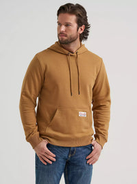Wrangler Men's Fit For Champions Hoodie in Tobacco Brown