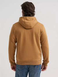 Wrangler Men's Fit For Champions Hoodie in Tobacco Brown