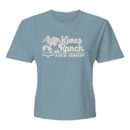 Kimes Ranch Women's Davona dale Tee in Faded Denim