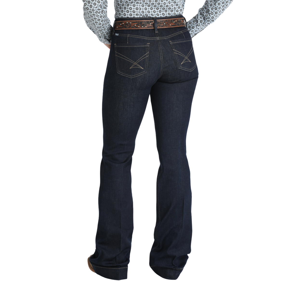 Cinch Women's Lynden Slim Trouser in Indigo
