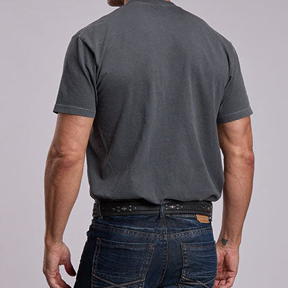Stetson Unisex Genuine Quality Graphic T-Shirt in Grey