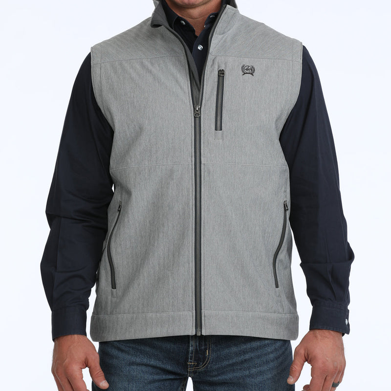 Cinch Men's Bonded Vest in Grey