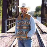 Cinch Men's Reversible Vest in Multi