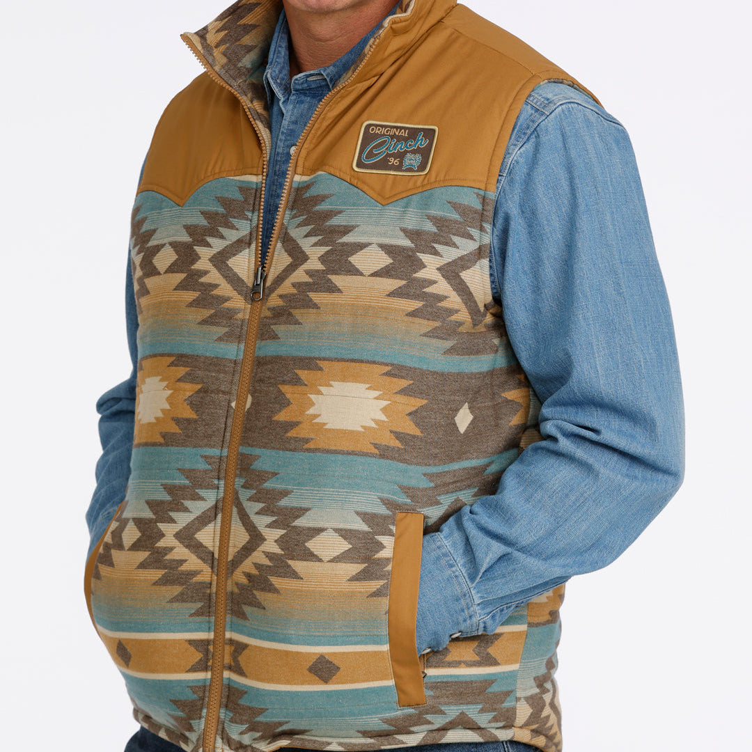 Cinch Men's Reversible Vest in Multi