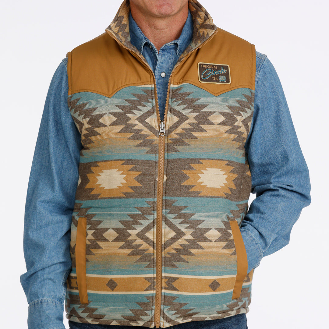 Cinch Men's Reversible Vest in Multi