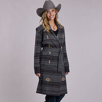 Stetson Women's Sweater Duster in Charcoal