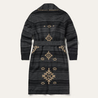 Stetson Women's Southwest Blanket Cardigan in Charcoal