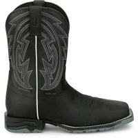 Justin Men's Lytle 11" Waterproof Steel Toe Boot in Black