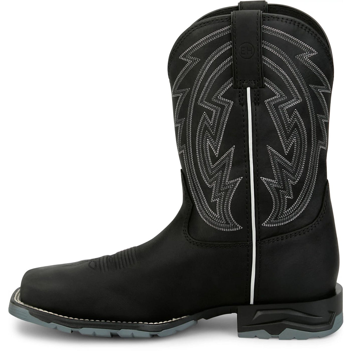 Justin Men's Lytle 11" Waterproof Steel Toe Boot in Black