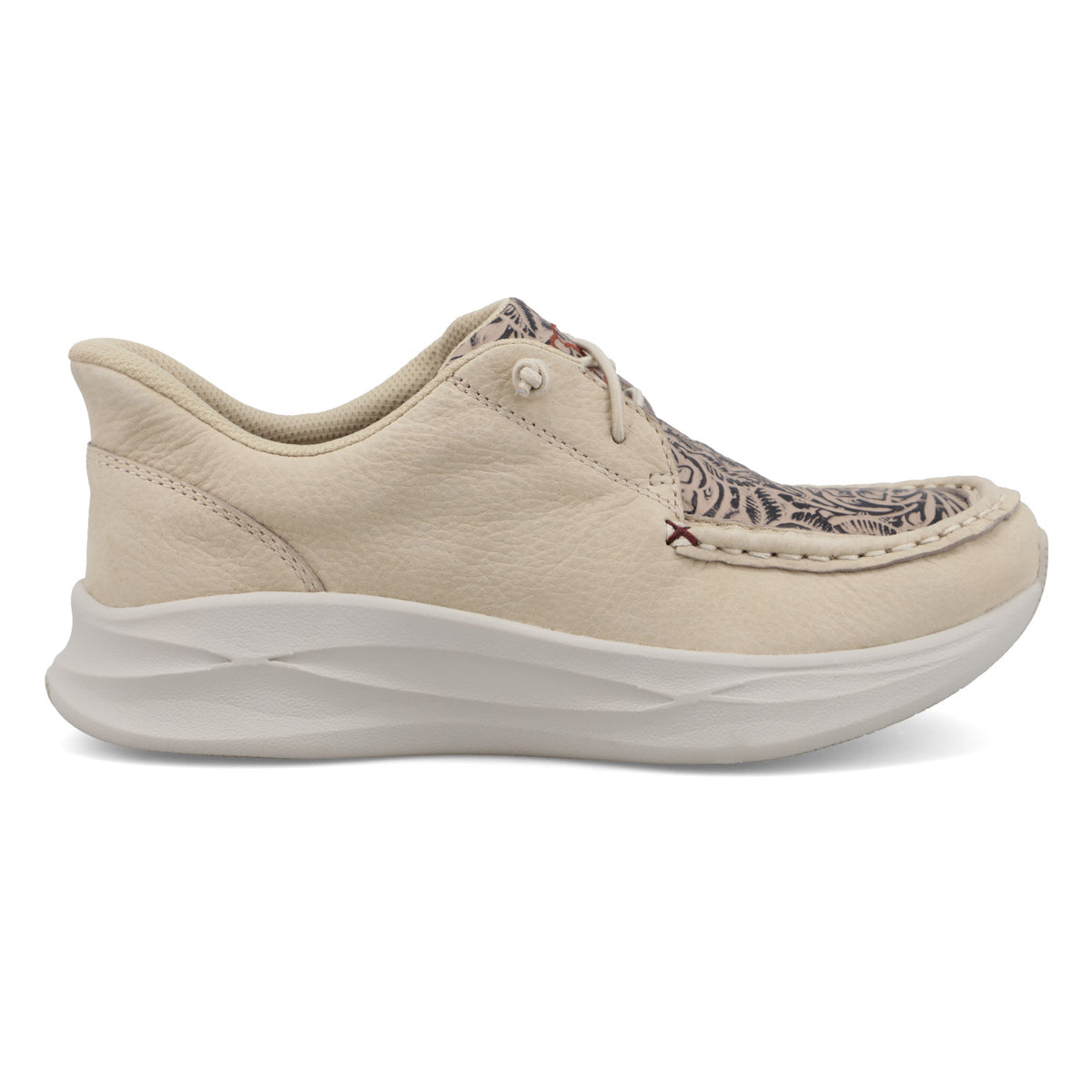 Twisted X Women's EZ On Feather X Casual Shoe in Ivory & Nude Print
