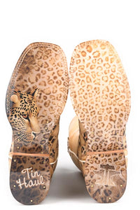 Tin Haul Women's On The Prowl Western Boot with Cheetah Sole