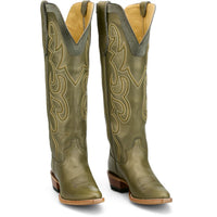 Justin Women's Ada 17" Western Boot in Green
