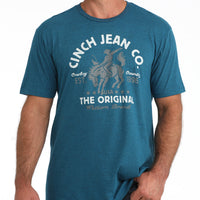 Cinch Men's Logo Graphic T-Shirt in Blue