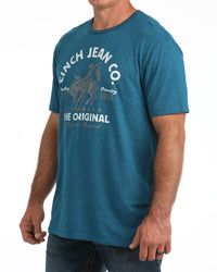 Cinch Men's Logo Graphic T-Shirt in Blue