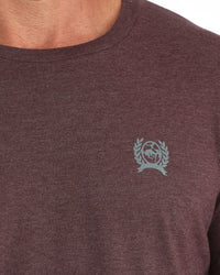 Cinch Men's L/S Graphic Logo T-Shirt in Purple