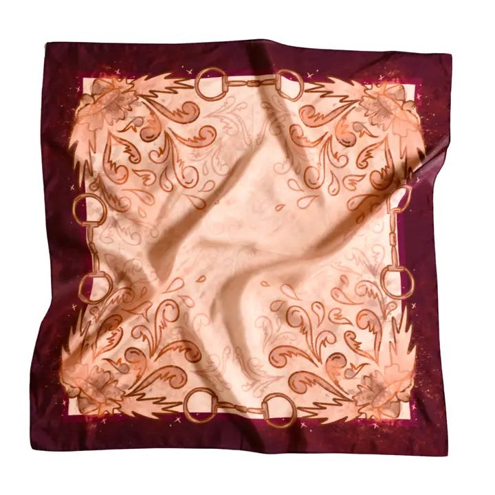 Tirzah Lane Art Hand Drawn Silk Wild Rags (Various Prints Available)