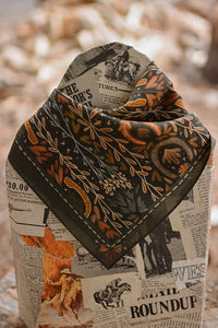 Tirzah Lane Art Hand Drawn Silk Wild Rags (Various Prints Available)
