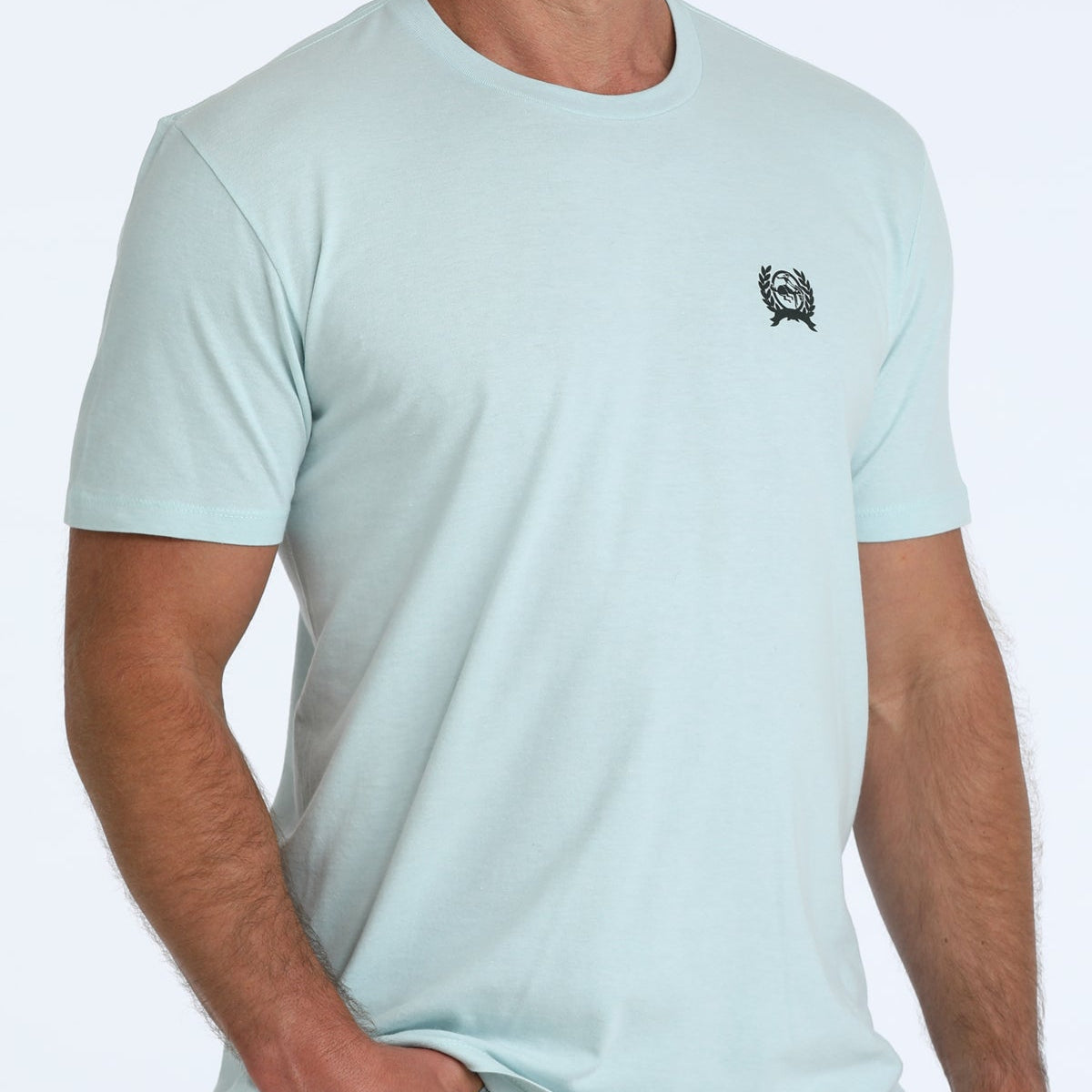 Cinch Men's Genuine American Rodeo Graphic T-Shirt in Aqua