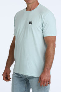 Cinch Men's Genuine American Rodeo Graphic T-Shirt in Aqua