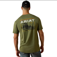 Ariat Men's Made For Farmer S/S Graphic Tee in Four Leaf Clover