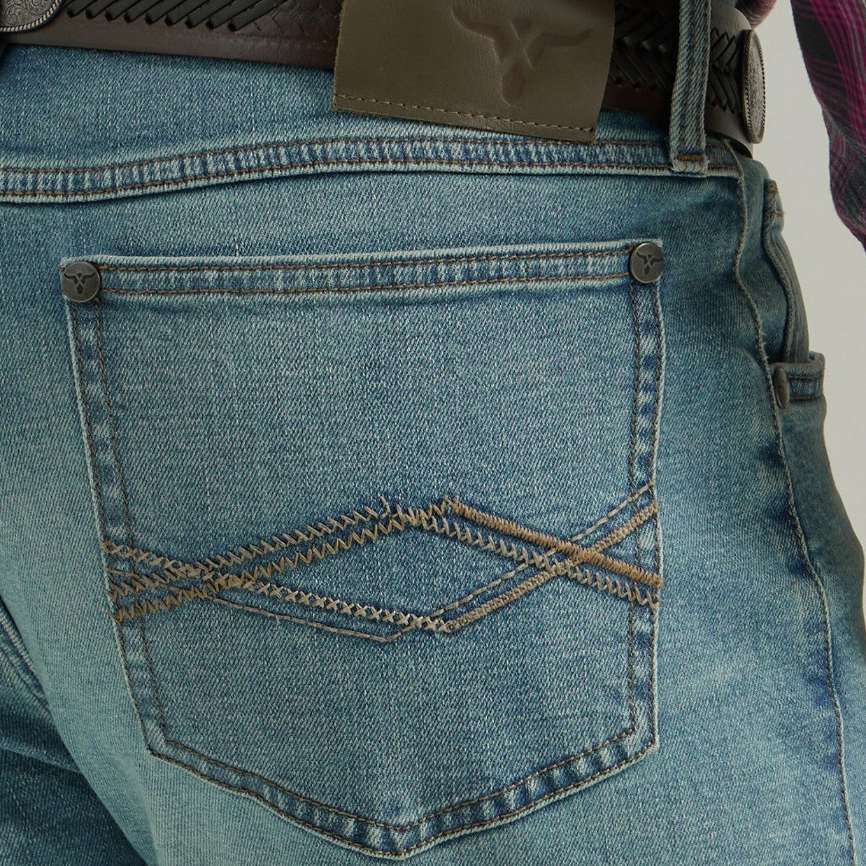 Wrangler 20X Men's Light Wash Shade Bootcut Stretch Jeans