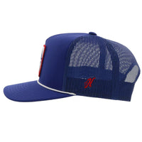 Hooey Pabst Blue Ribbon Rope Trucker Hat in Blue