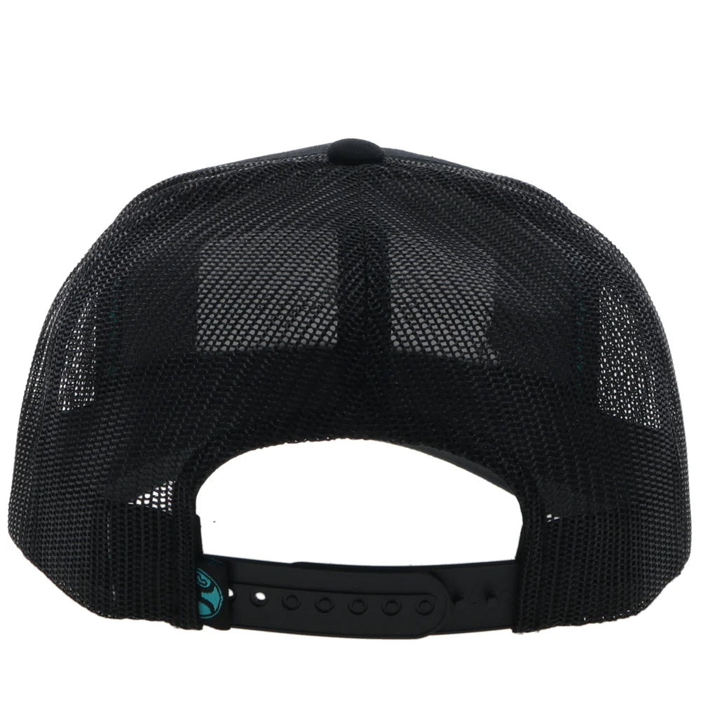 Hooey "Sundan" Snapback Hat in Black