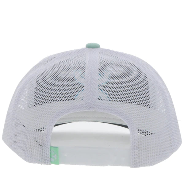 Hooey Youth "Sterling" Mint & White Trucker Hat