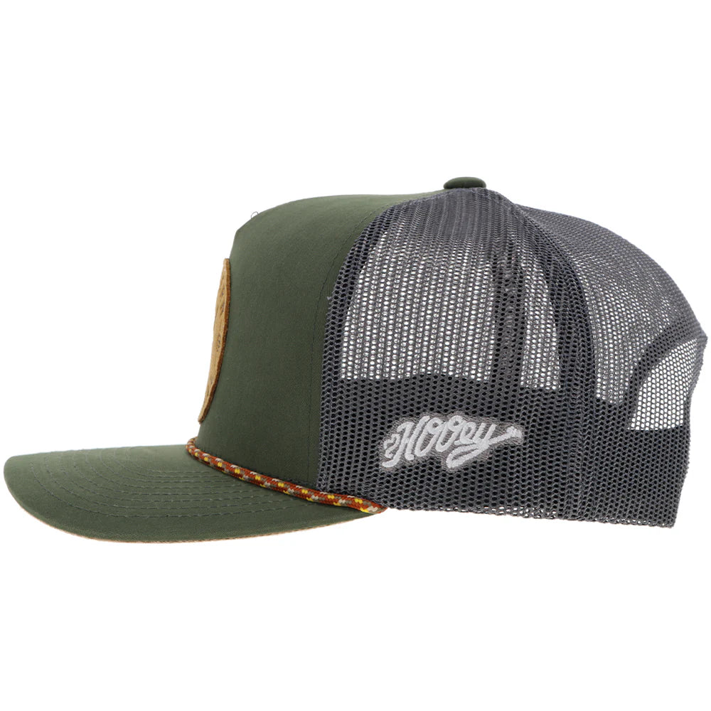Hooey "Spur" Trucker Hat in Olive & Grey