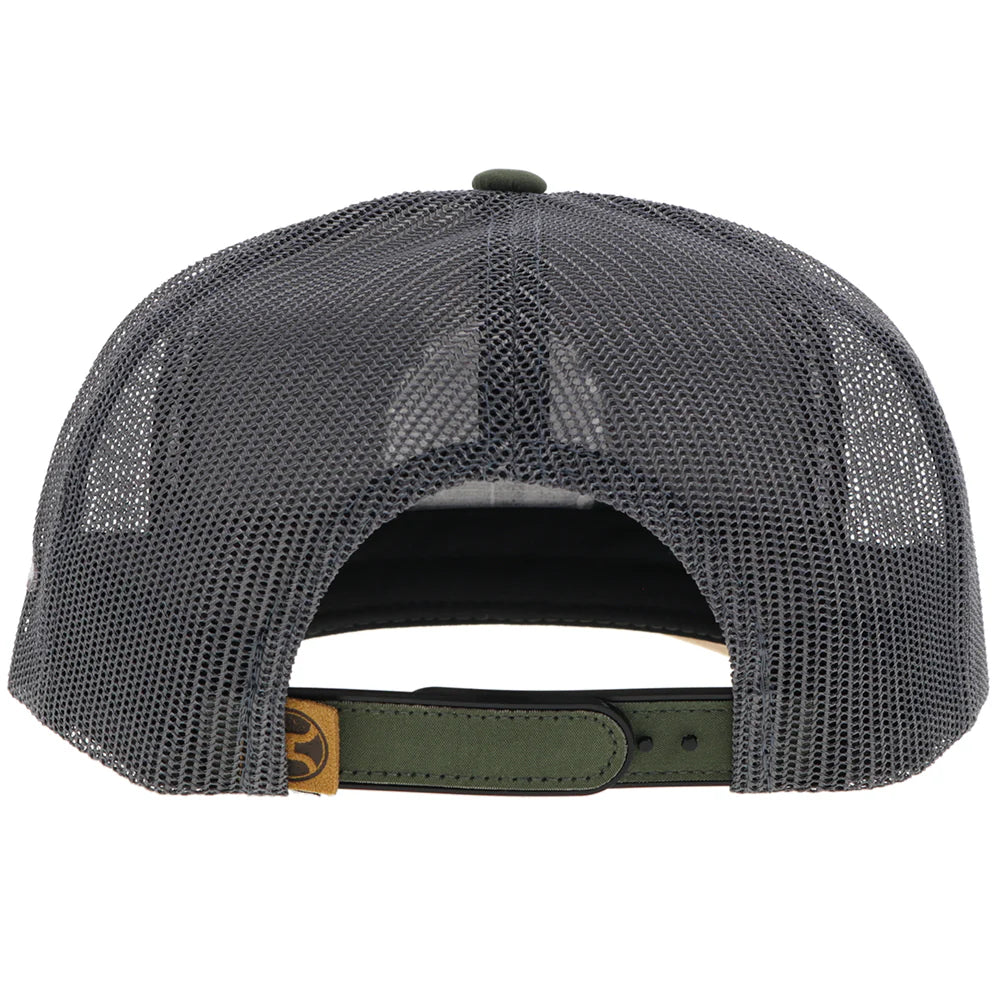 Hooey "Spur" Trucker Hat in Olive & Grey