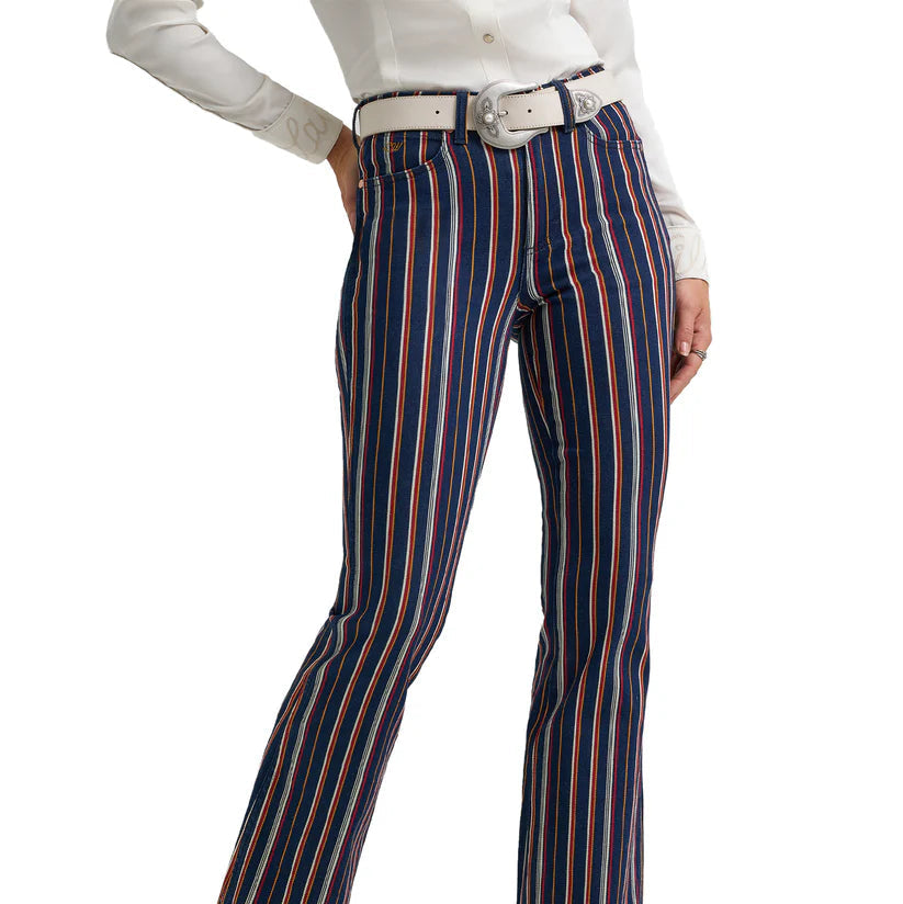 Wrangler x Lainey Wilson High Rise Striped Flare Jean