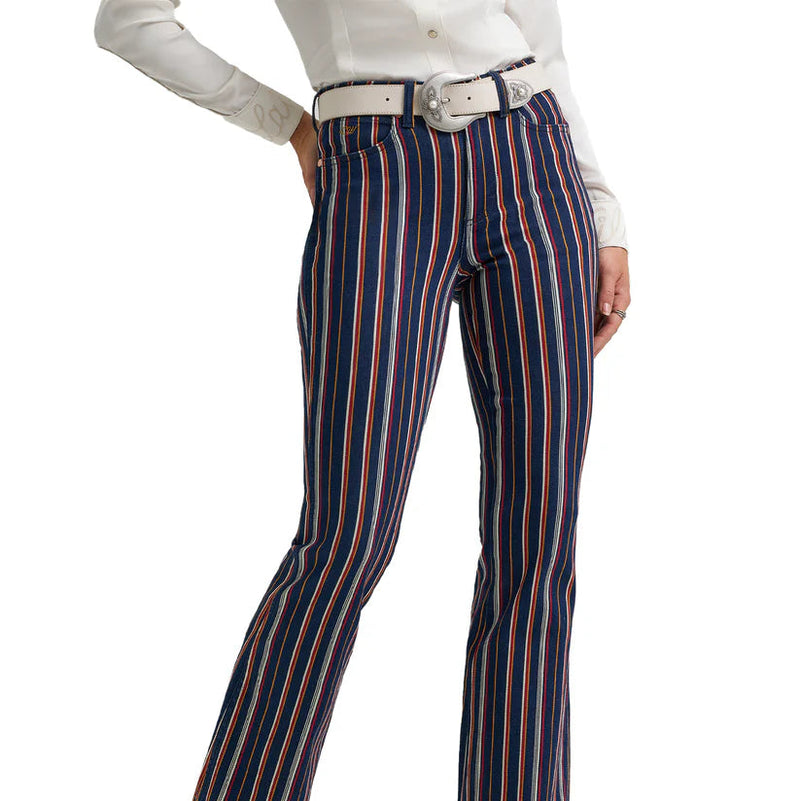 Wrangler x Lainey Wilson High Rise Striped Flare Jean