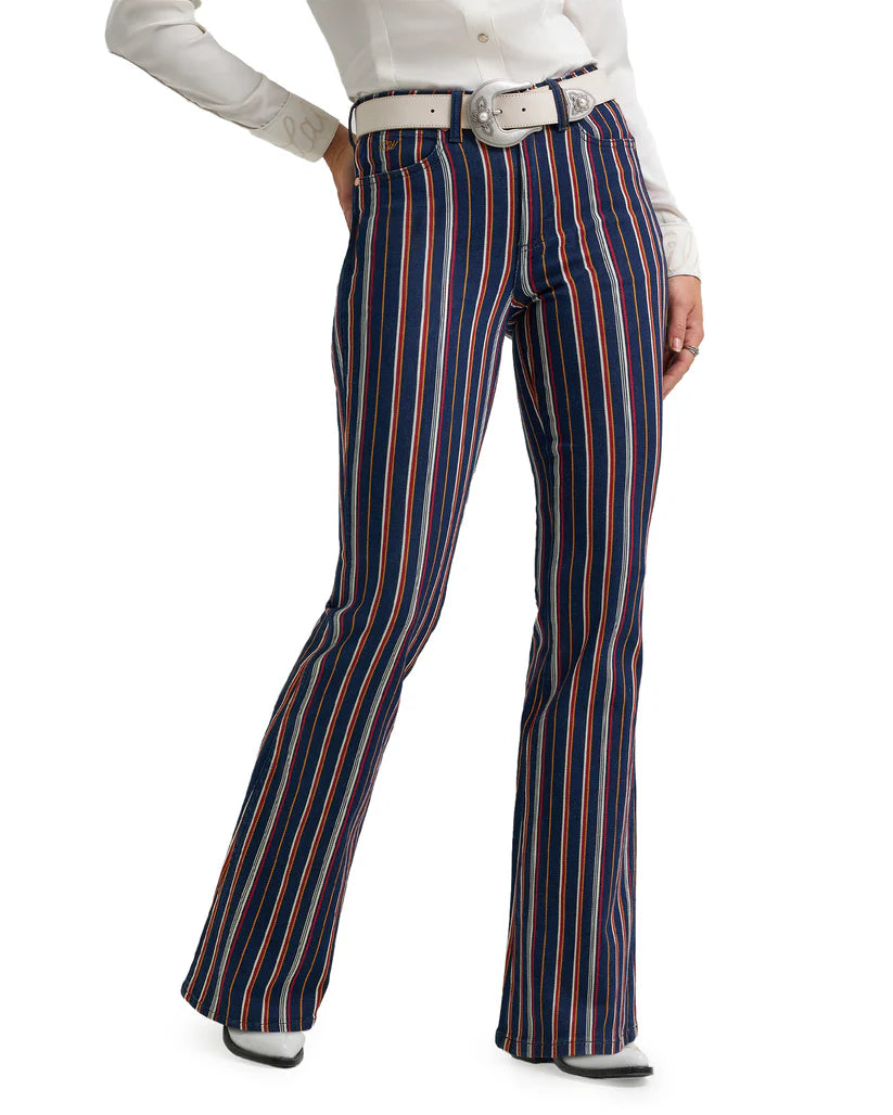 Wrangler x Lainey Wilson High Rise Striped Flare Jean