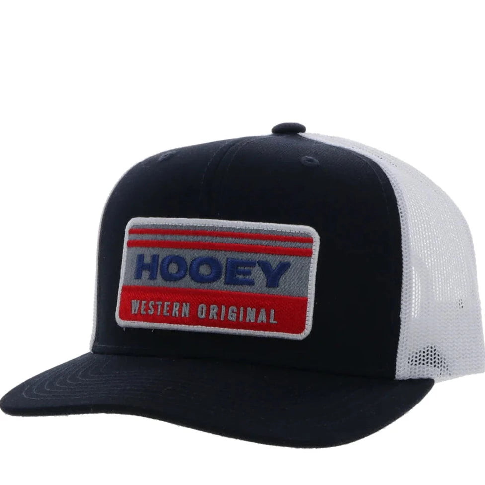 Hooey Youth Horizon Trucker Cap- Navy/White
