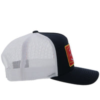 Hooey "Rank Stock" Trucker Hat in Black & White