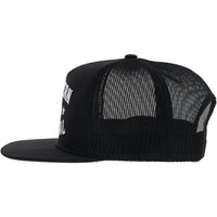 Hooey "Knock Out" Rope Trucker Hat in Black