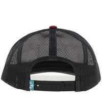 Hooey Horizon Trucker Hat in Cream & Charcoal