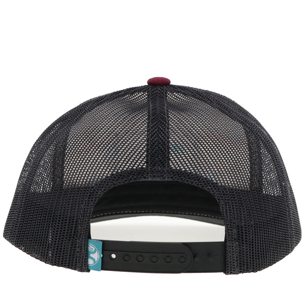 Hooey Horizon Trucker Hat in Cream & Charcoal