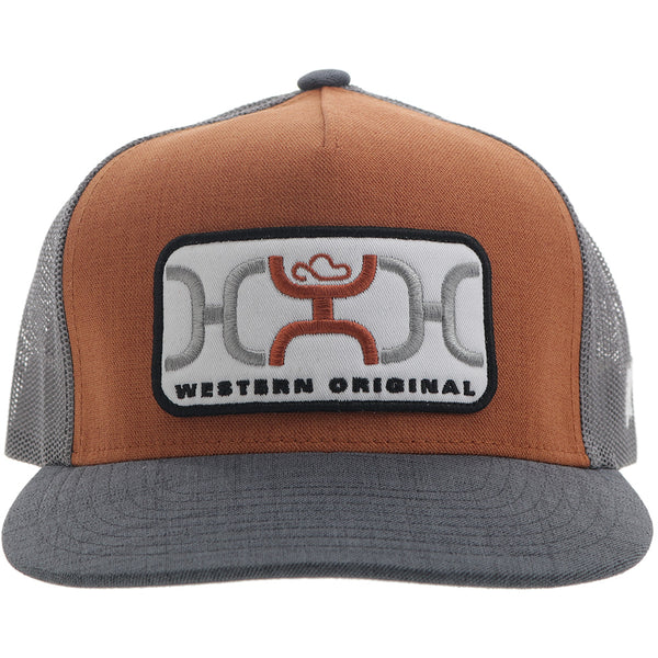 Hooey "Loop" Trucker Hat in Orange & Grey