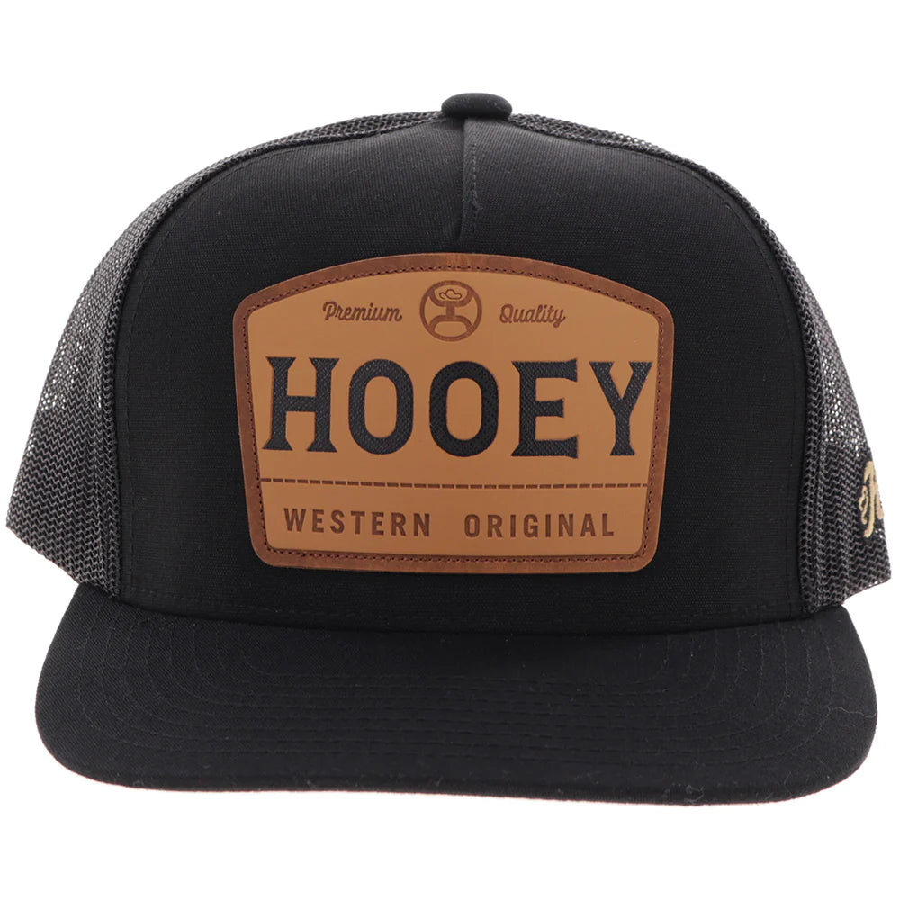 Hooey Trip Trucker Hat in Black