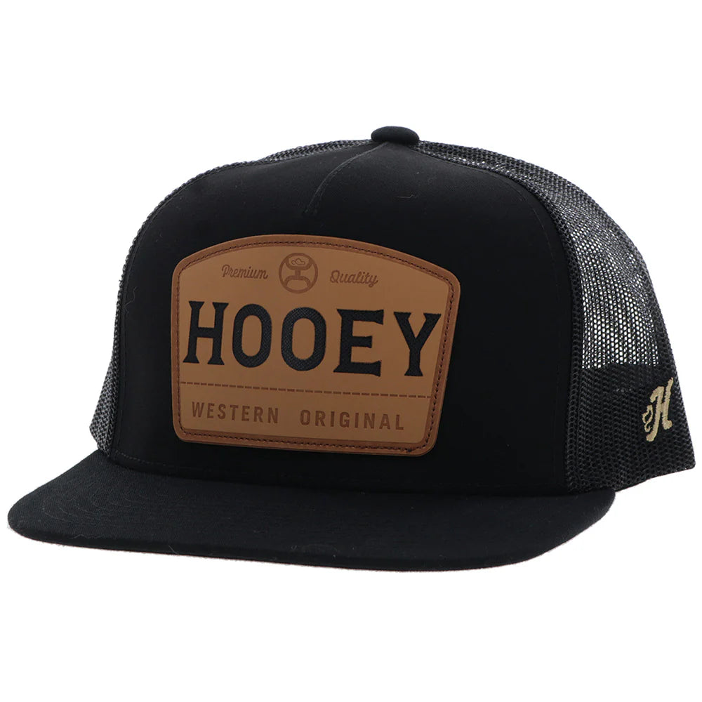 Hooey Trip Trucker Hat in Black