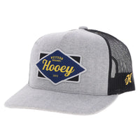 Hooey "Diamond" Logo Patch Hat in Grey