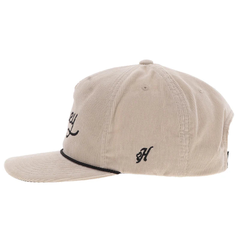 Hooey "OG" Rope Trucker Hat in Cream Corduroy
