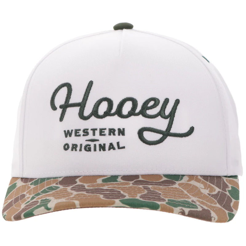 Hooey "OG" Trucker Hat in White & Camo