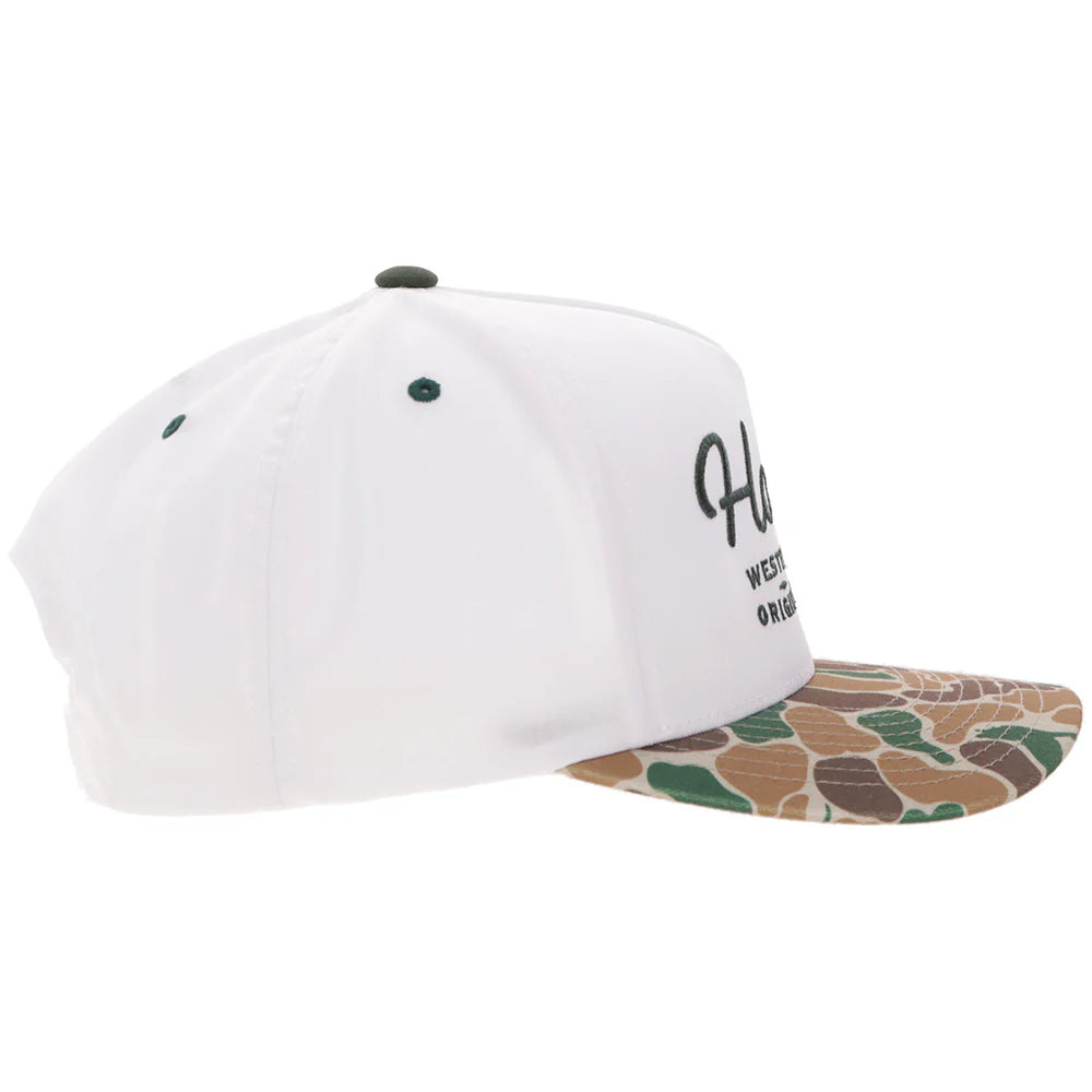 Hooey "OG" Trucker Hat in White & Camo