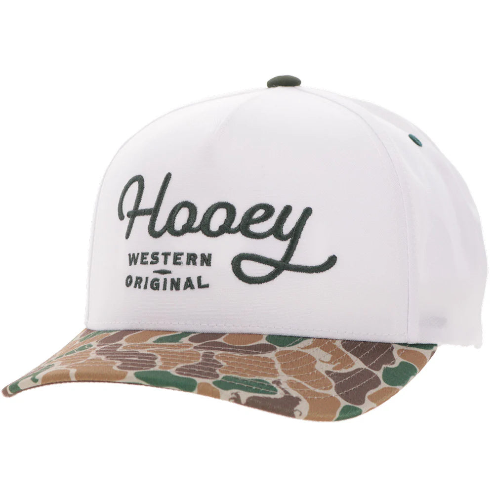 Hooey "OG" Trucker Hat in White & Camo