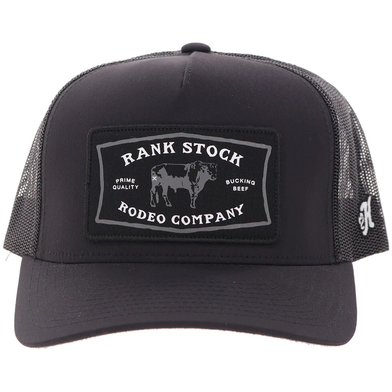 Hooey "Rank Stock" Black Patch Hat