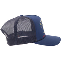 Hooey "John Wayne Cattle Co" Navy with Yellow Stitching Hat