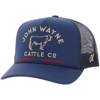 Hooey "John Wayne Cattle Co" Navy with Yellow Stitching Hat